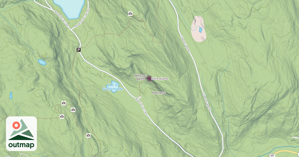 Map of Noire gluante