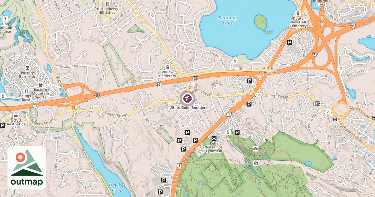 Map of White Gold  Boulder
