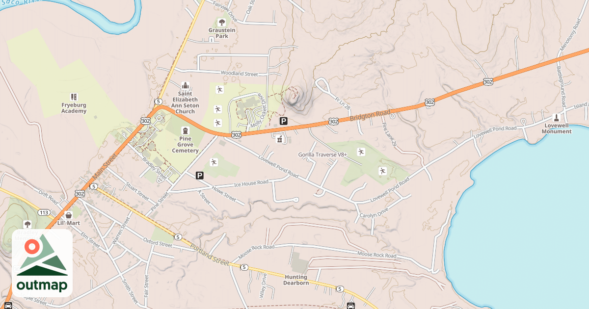Map of Gorilla Traverse