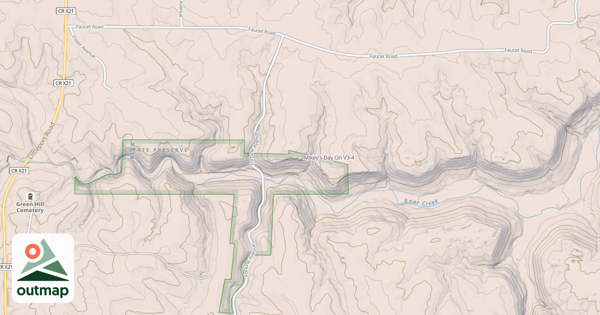 Map of Mikey's Day On