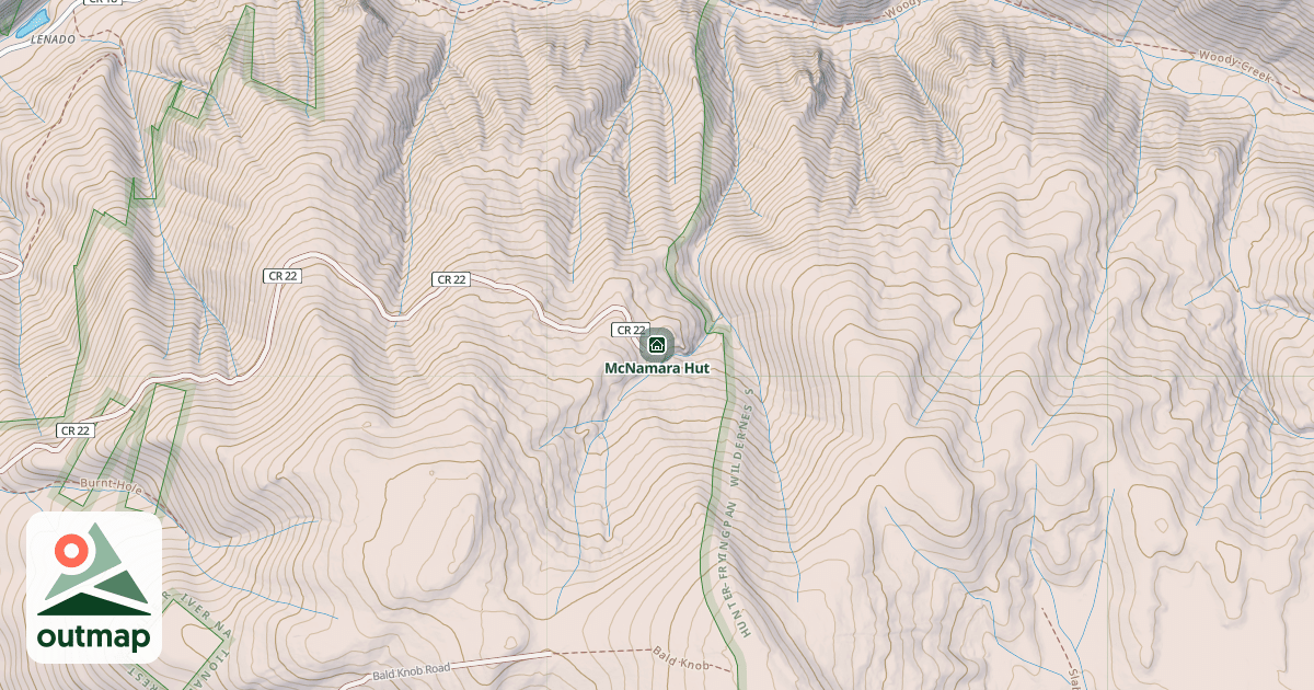 Map of McNamara Hut