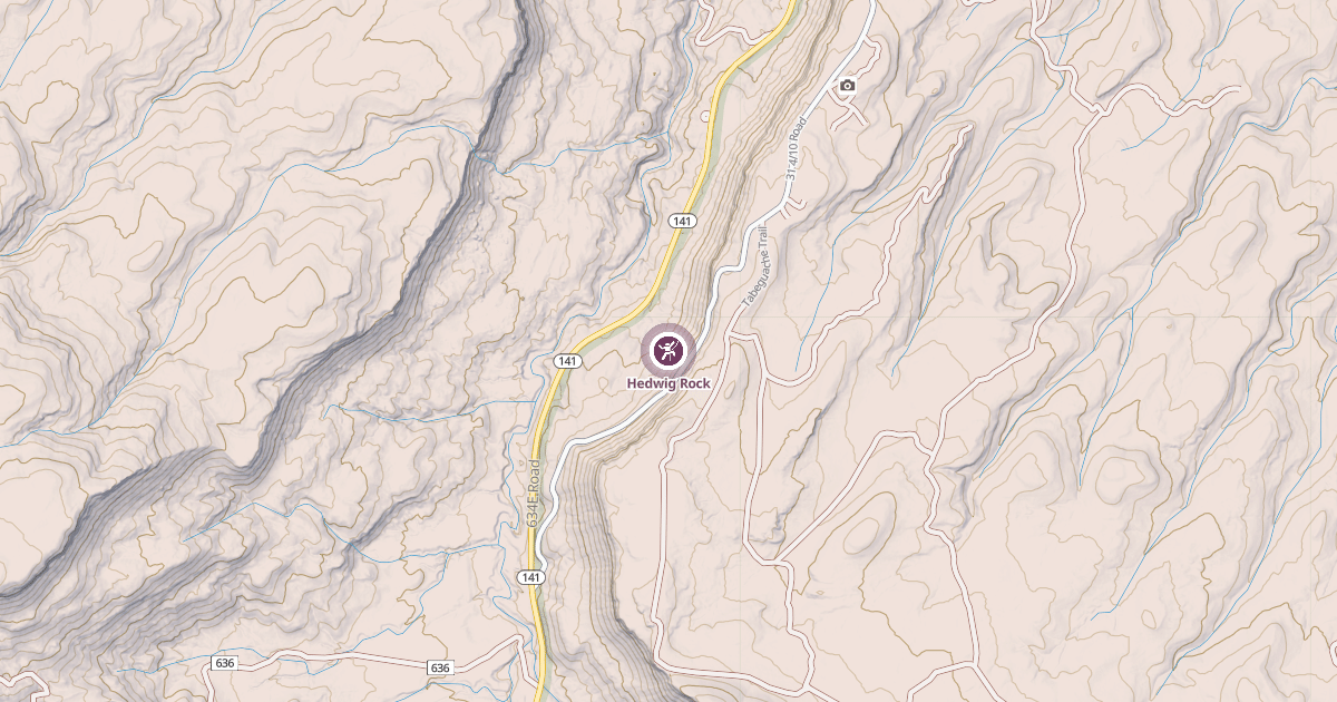 Map preview of Hedwig Rock
