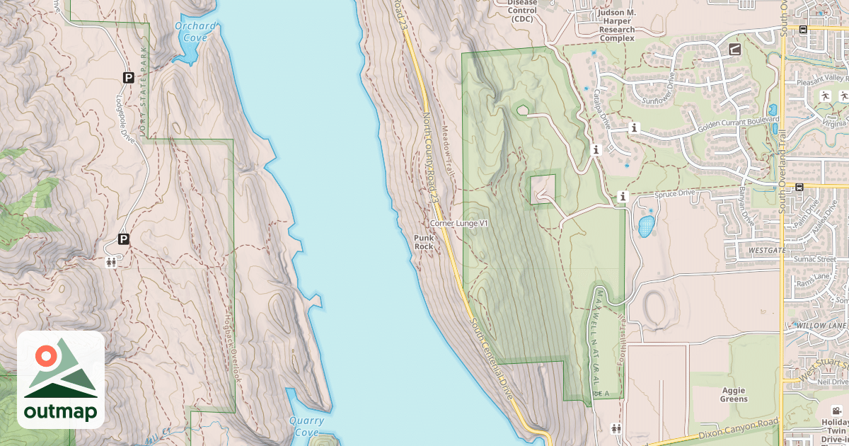 Map of Corner Lunge