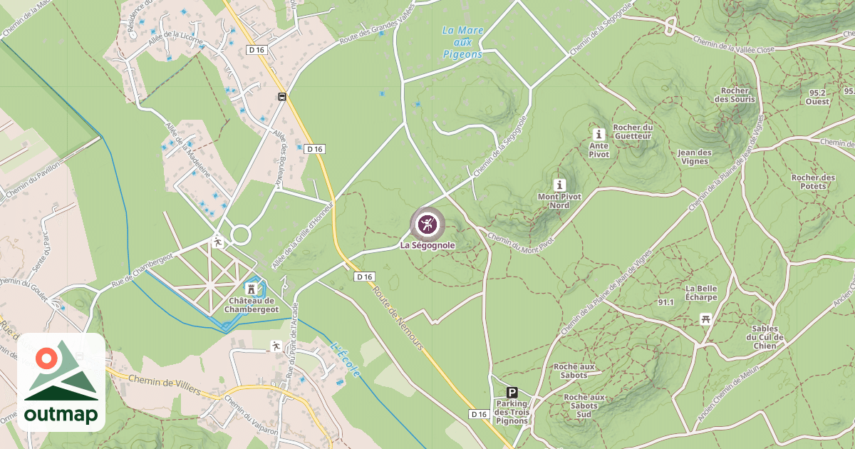 Map of La Ségognole