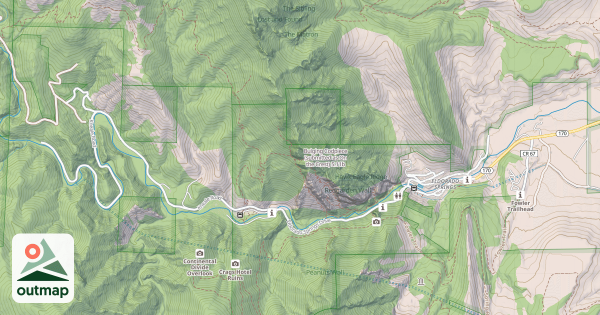 Map of Bulging Codpiece (submitted as On the Crest)