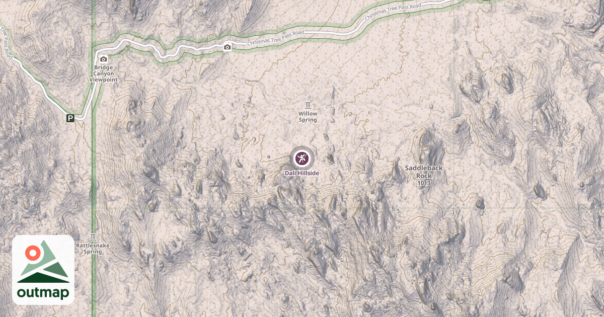 Map of Dali Hillside