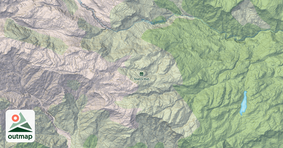 Map of Stan's Hut
