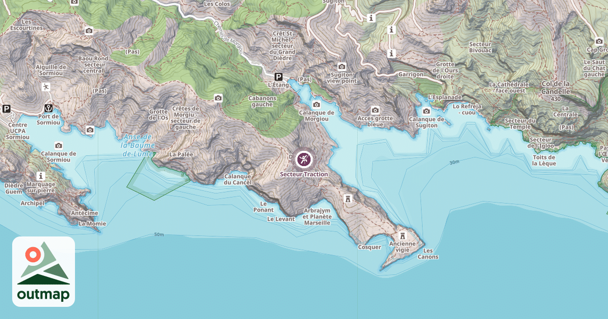 Map of Secteur Traction