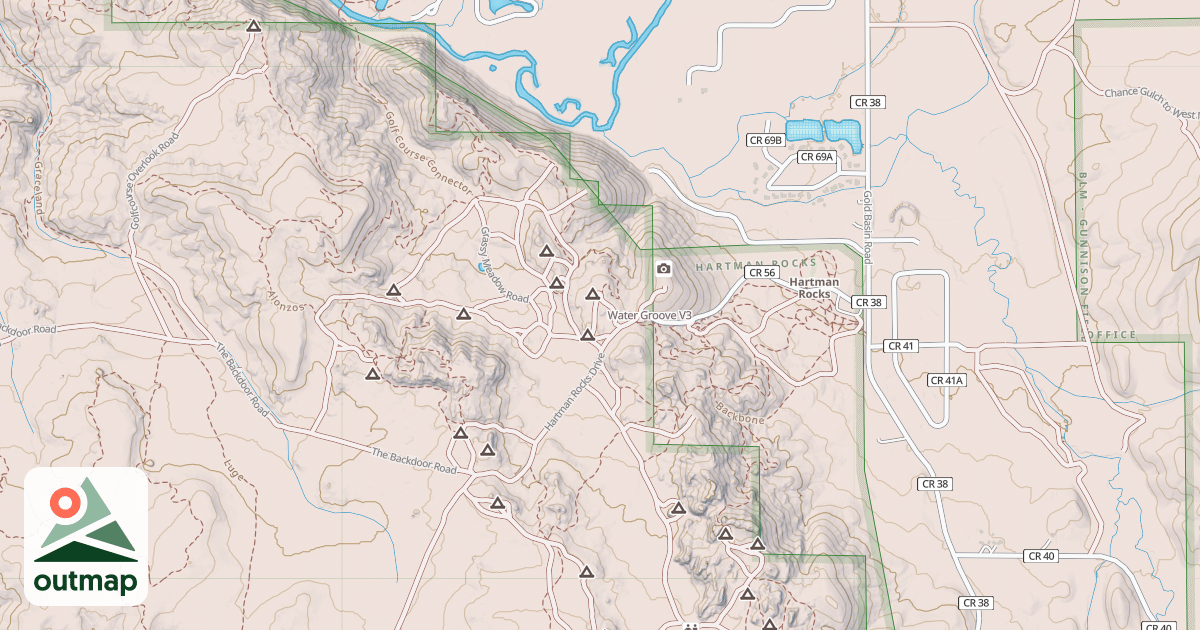 Map of Water Groove