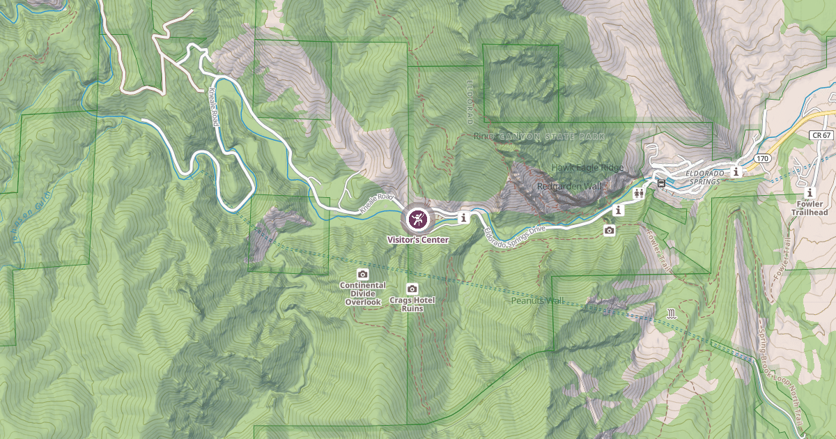 Map preview of Visitor's Center