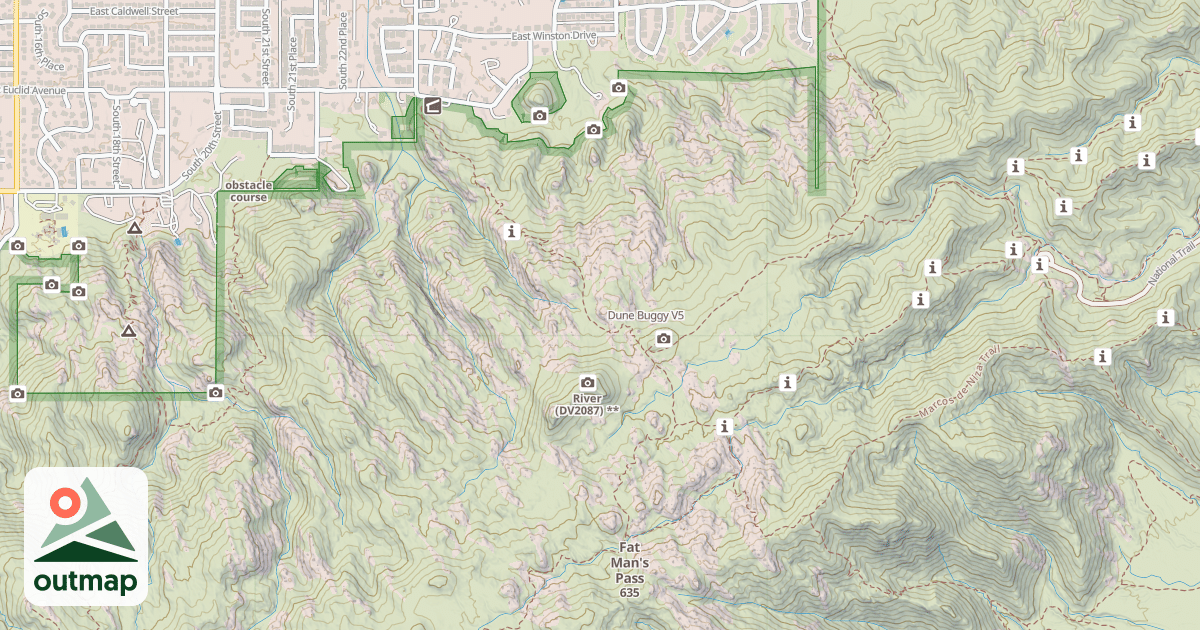 Map of Dune Buggy