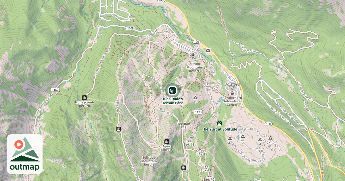Map of Tude Dude's Terrain Park