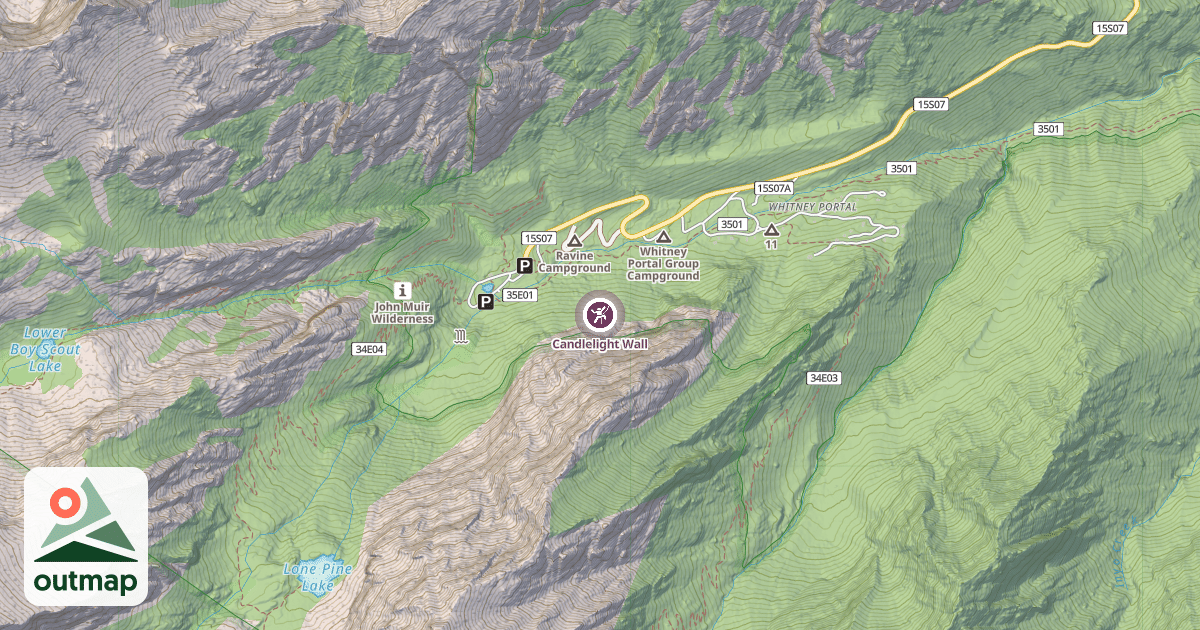 Map of Candlelight Wall