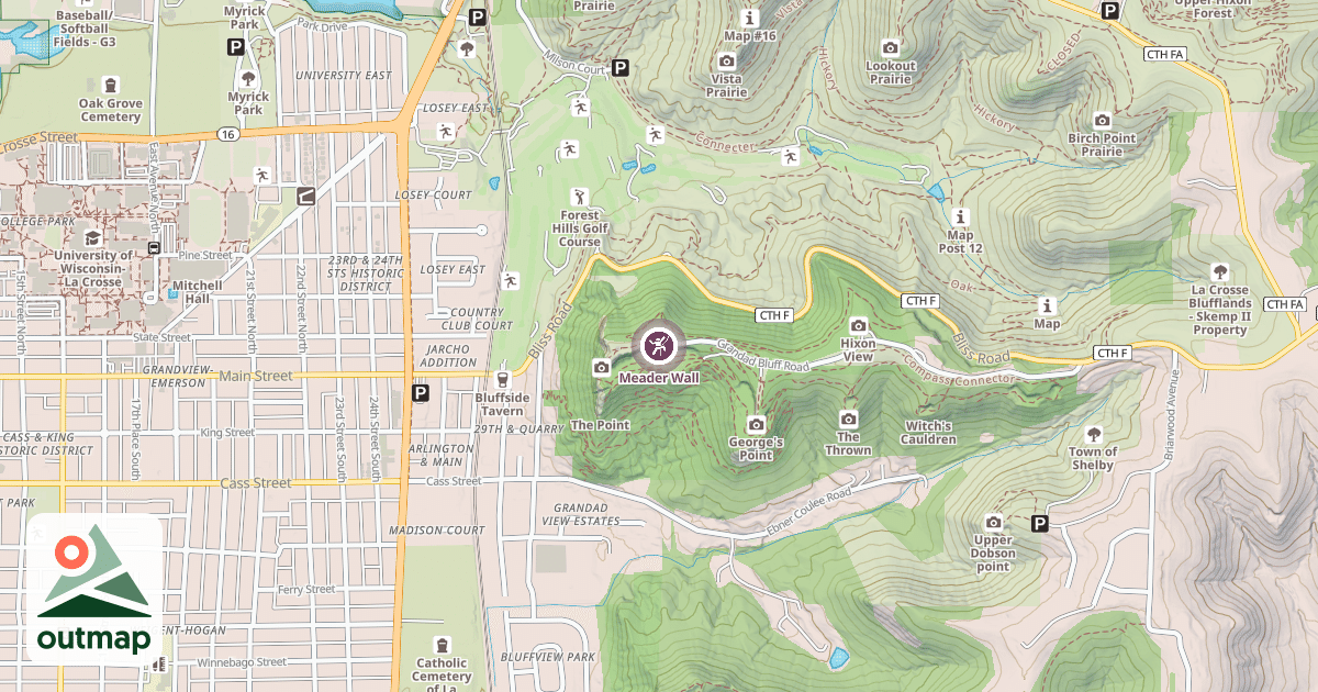Map of Meader Wall