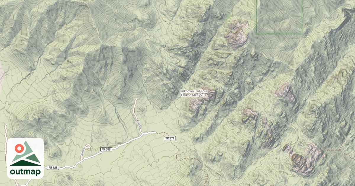Map of Unknown L of Four Course Meal