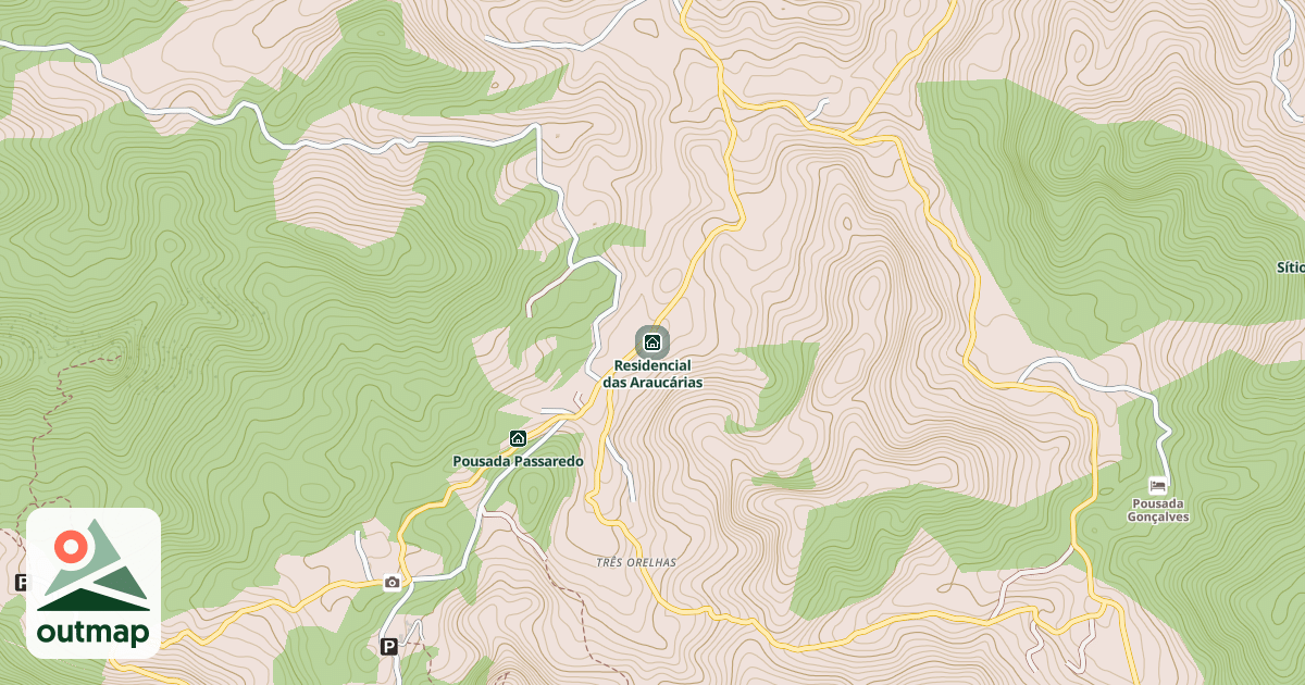 Map of Residencial das Araucárias