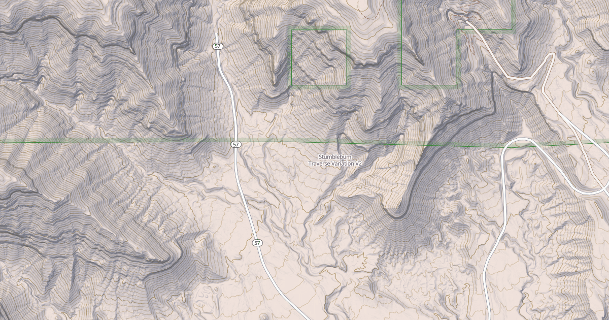 Map preview of Stumblebum Traverse Variation
