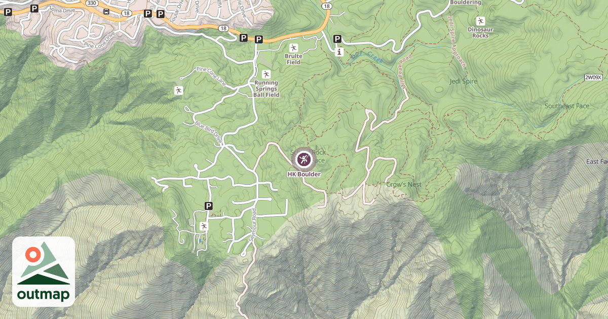 Map of HK Boulder