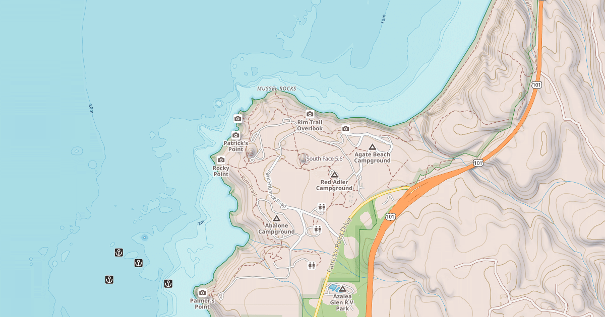 Map preview of South Face