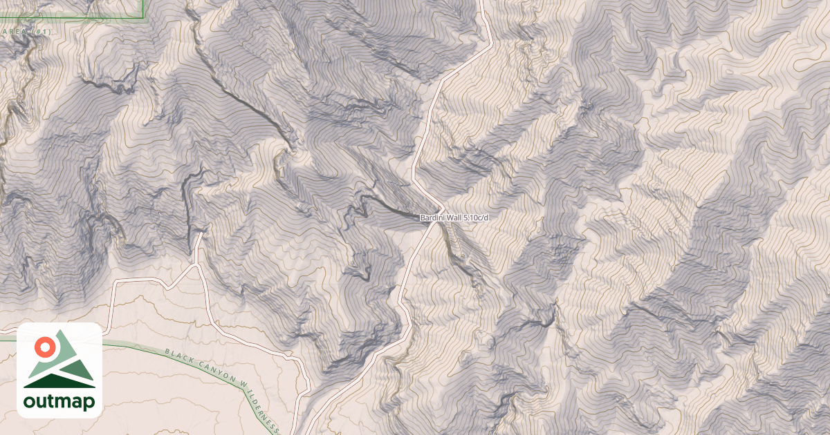 Map of Bardini Wall