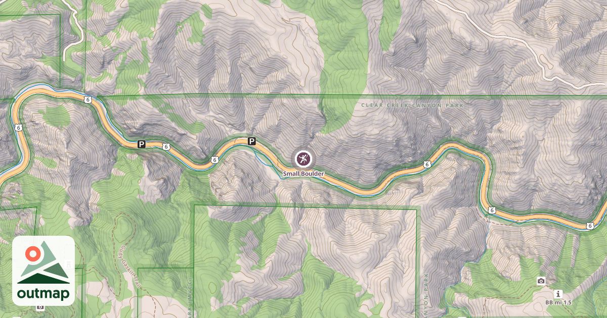 Map of Small Boulder