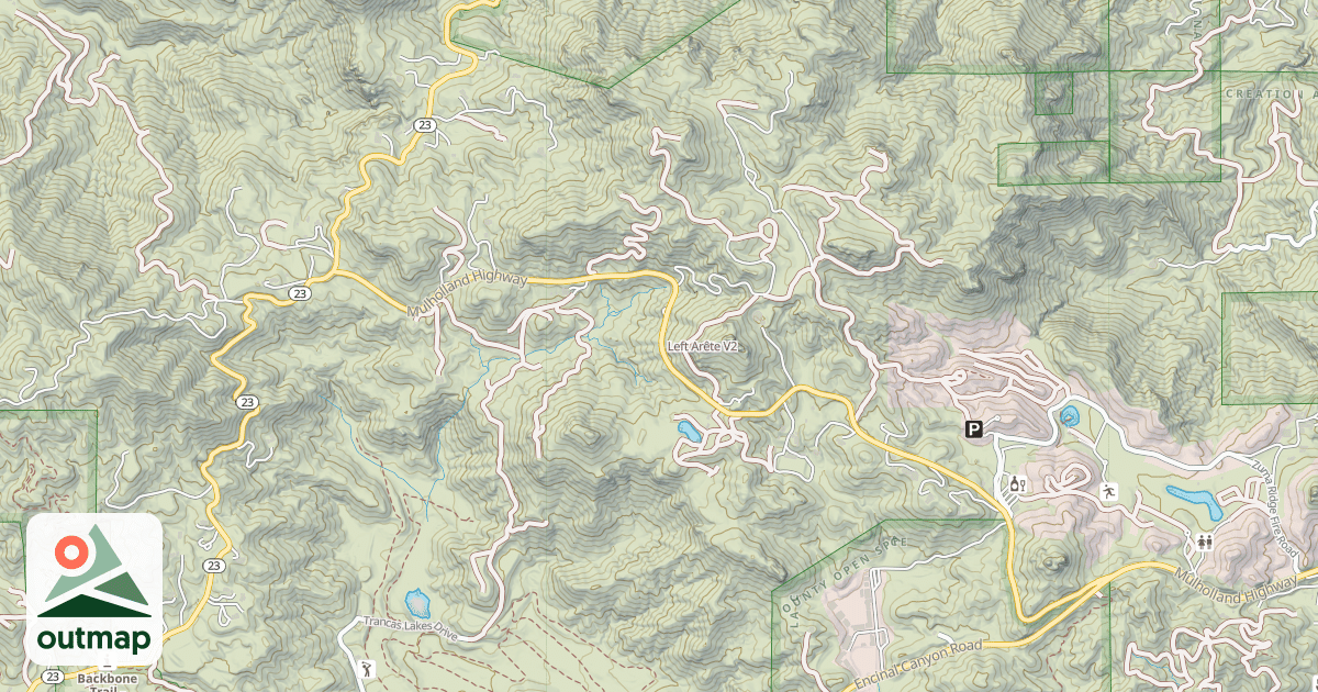 Map of Left Arête