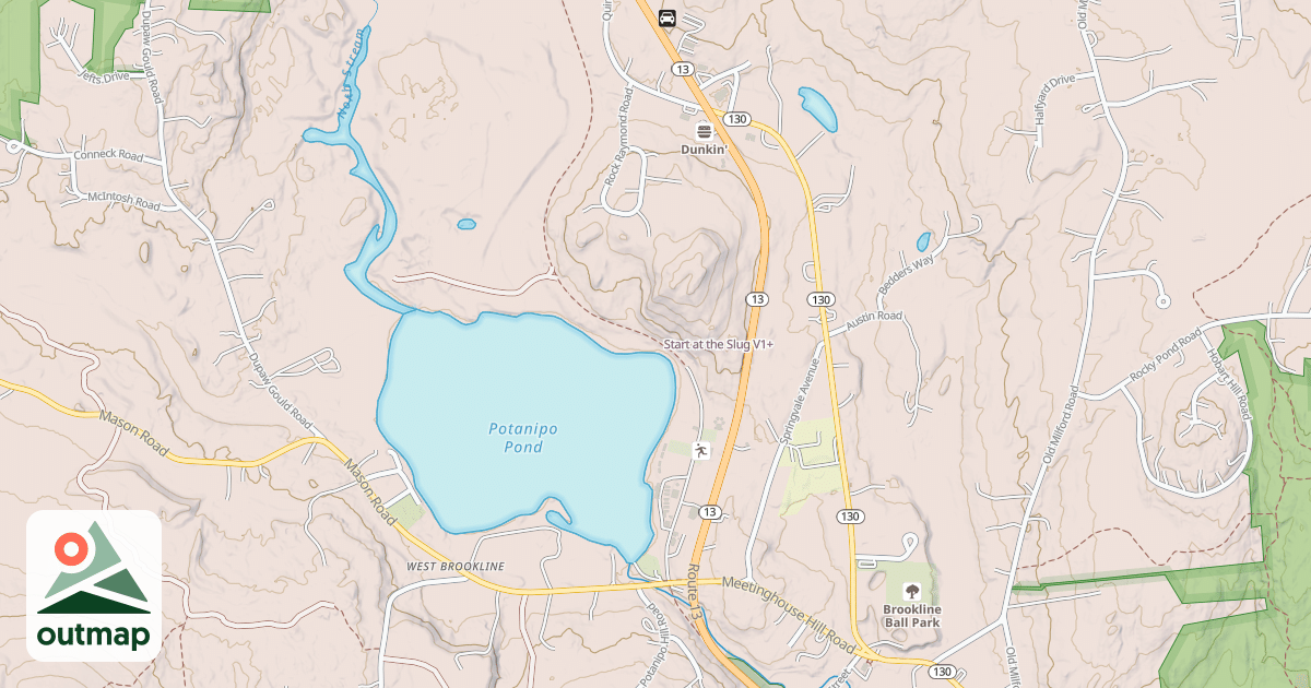 Map of Start at the Slug