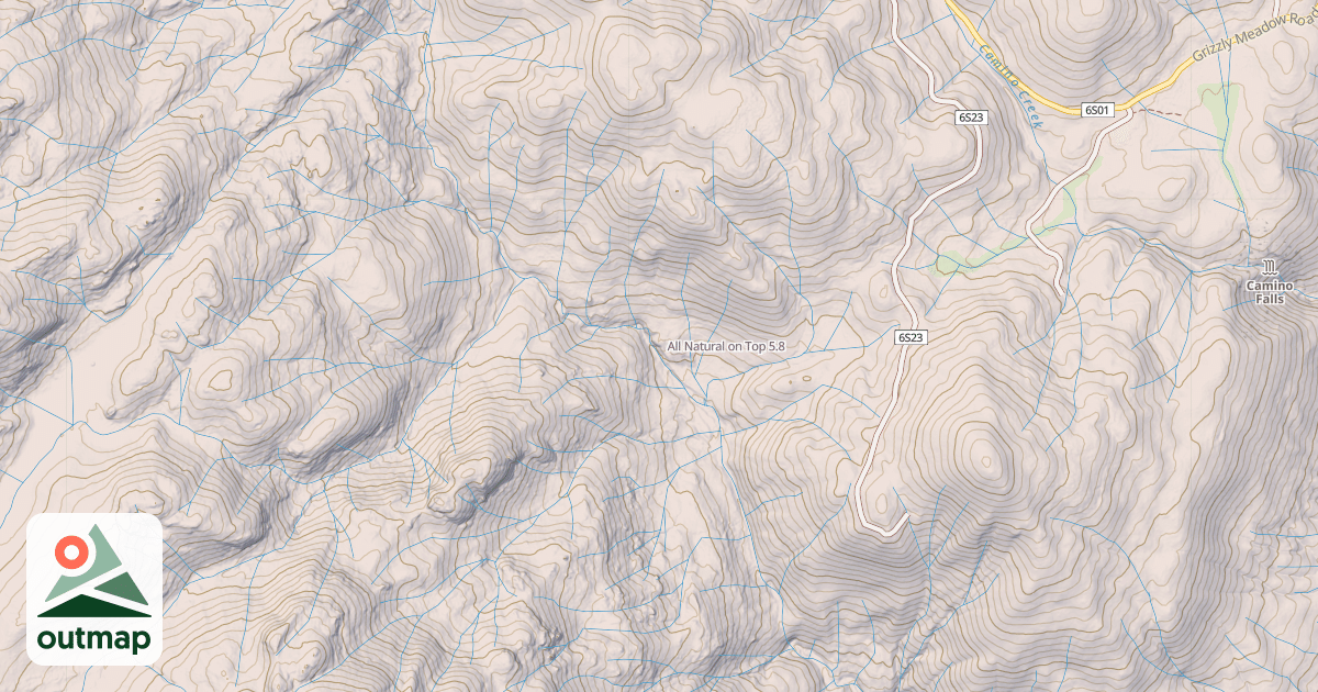 Map of All Natural on Top