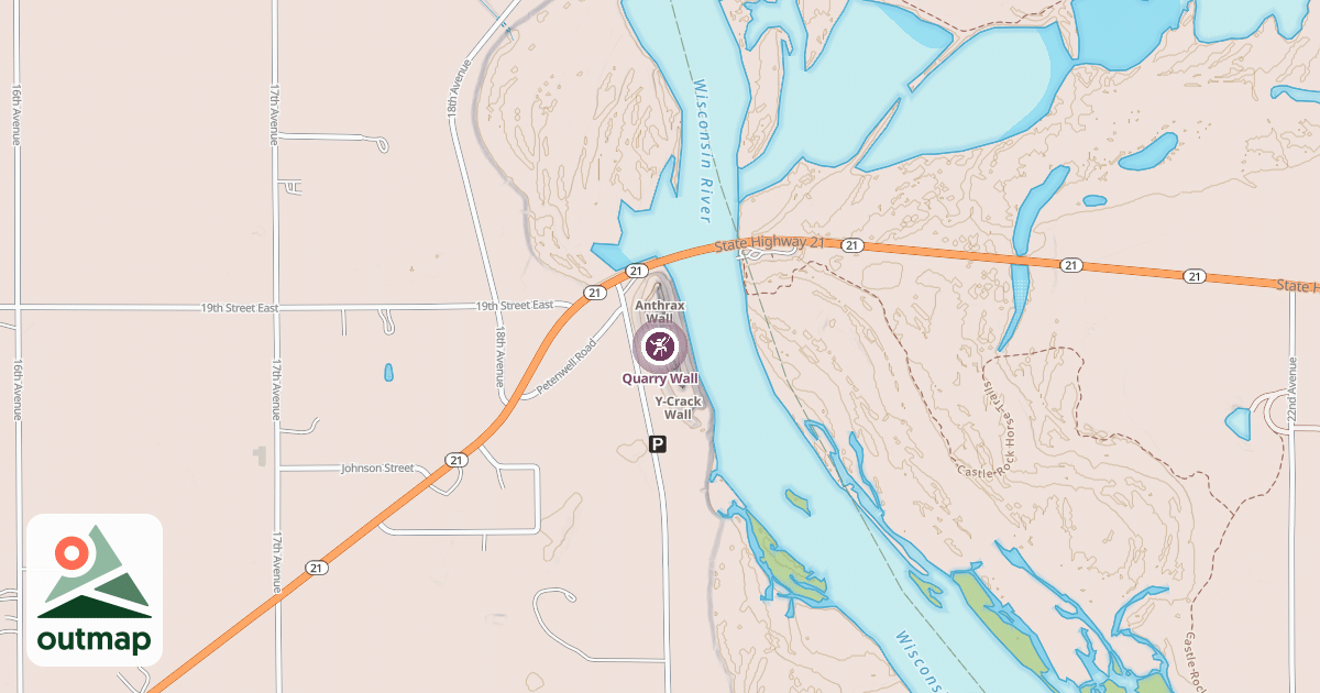 Map of Quarry Wall