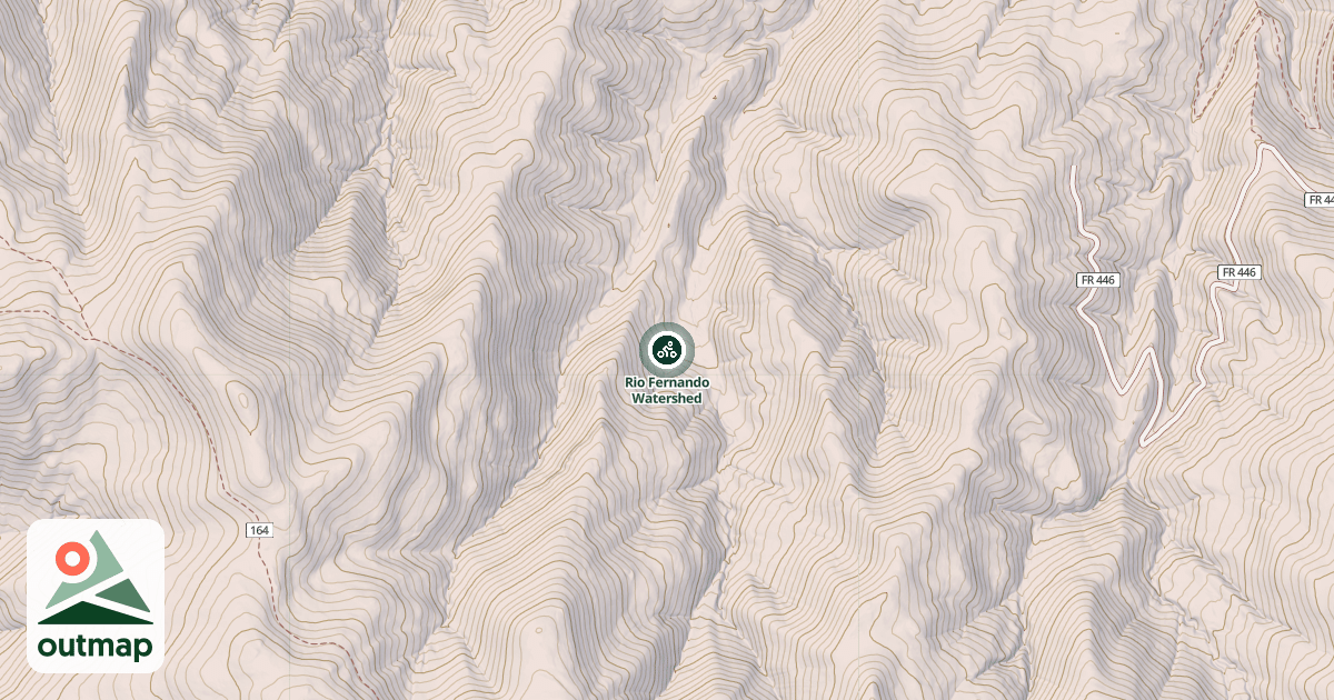 Map of Rio Fernando Watershed