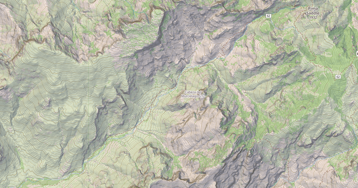 Map preview of Cabeza del Murcielago