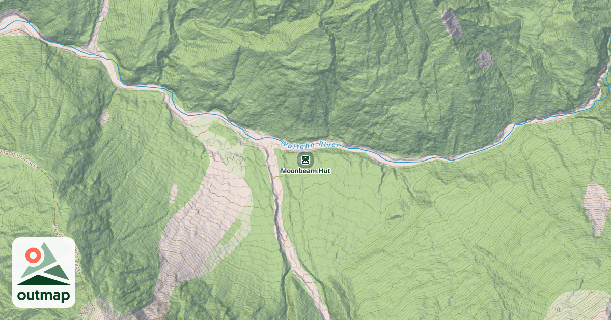Map of Moonbeam Hut