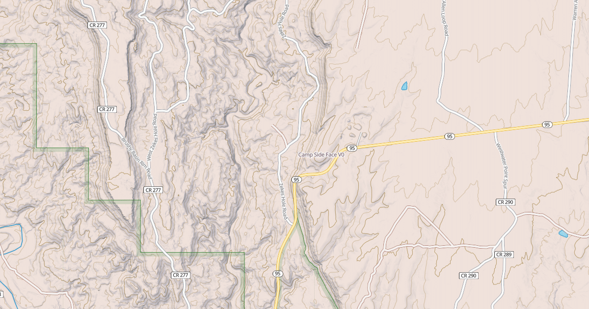Map preview of Camp Side Face