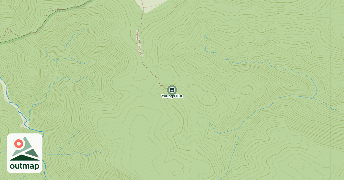 Map of Youngs Hut