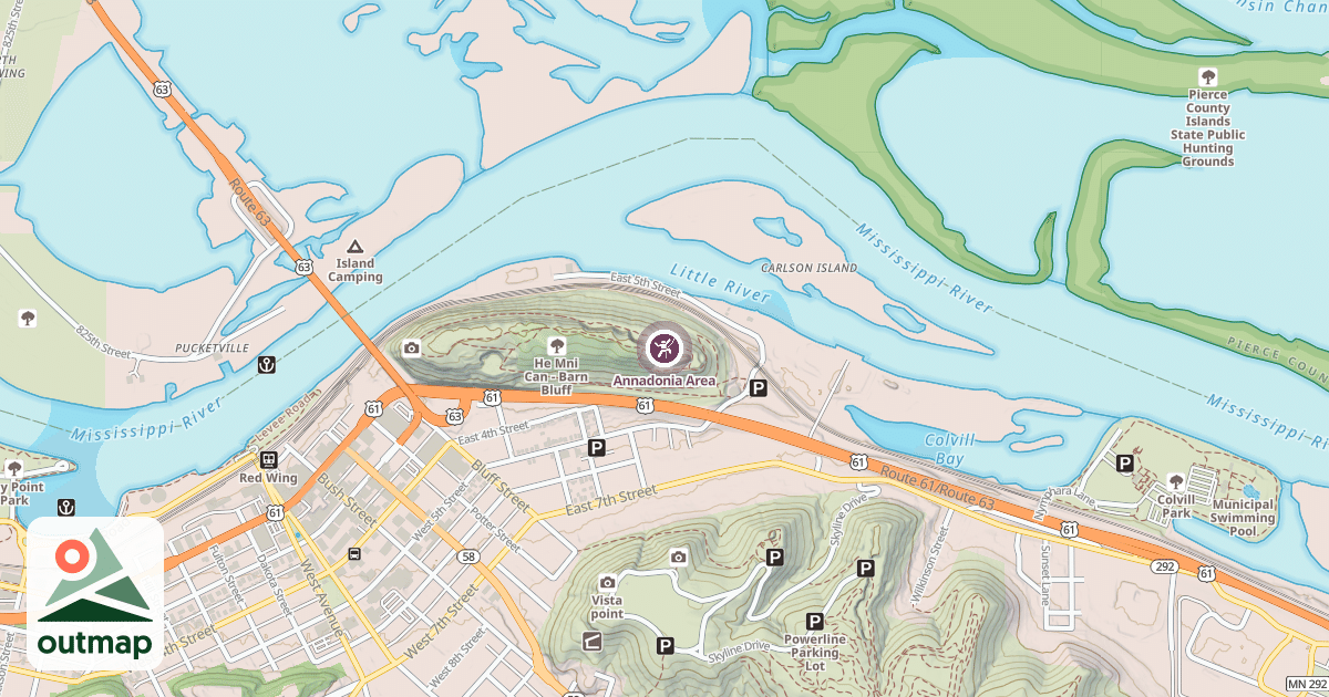 Map of Annadonia Area
