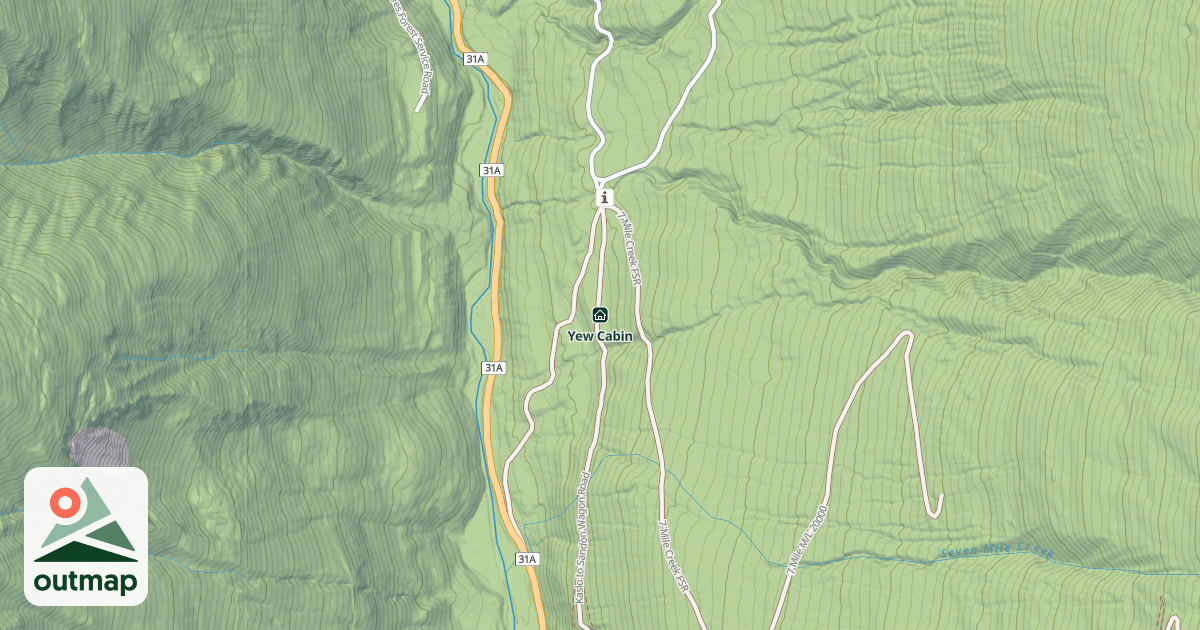 Map of Yew Cabin