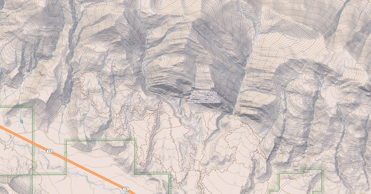 Map preview of The Ridge Route (submitted as The New and the Old)