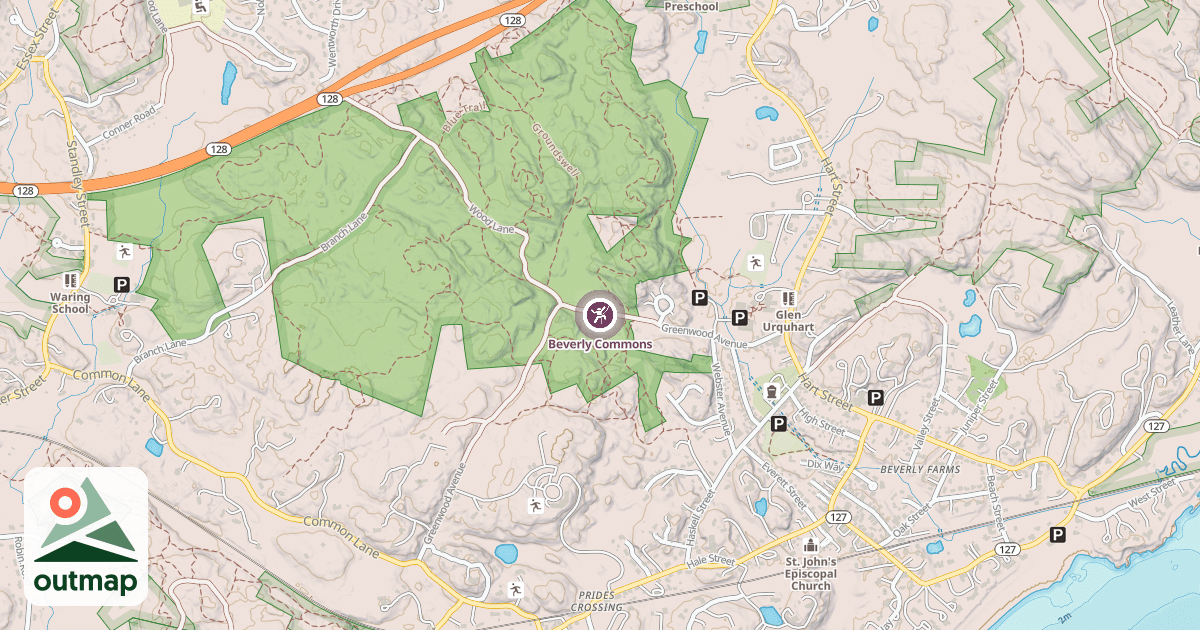 Map of Beverly Commons