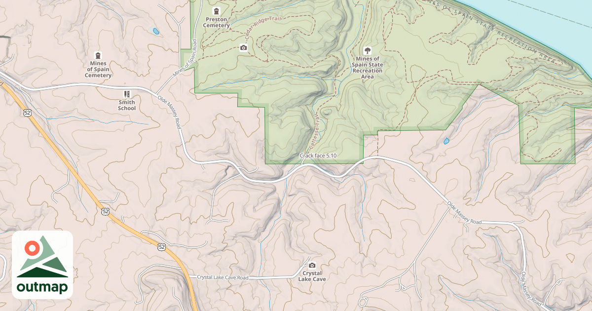 Map of Crack face