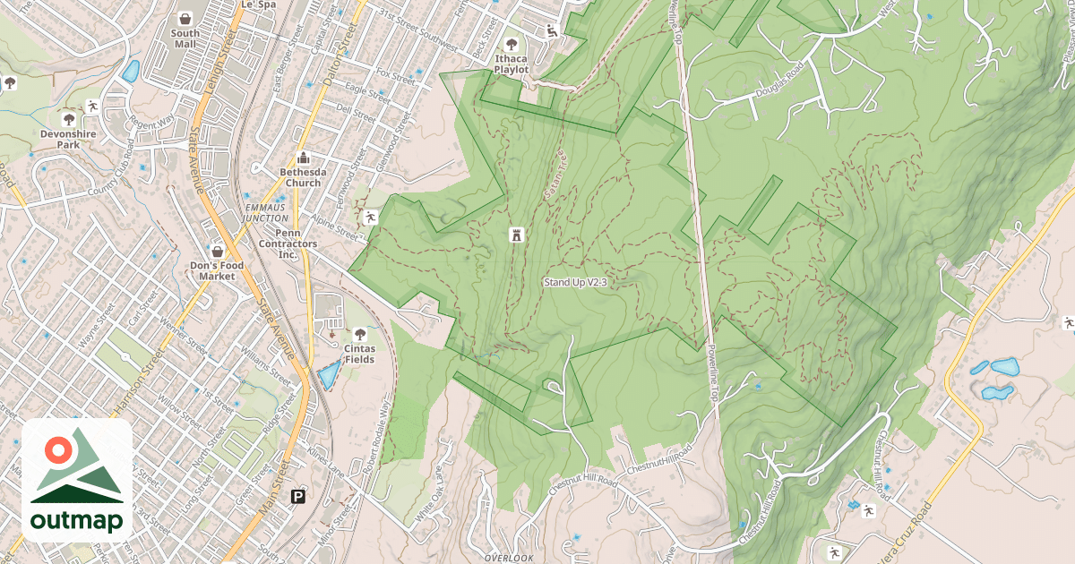 Map of Stand Up