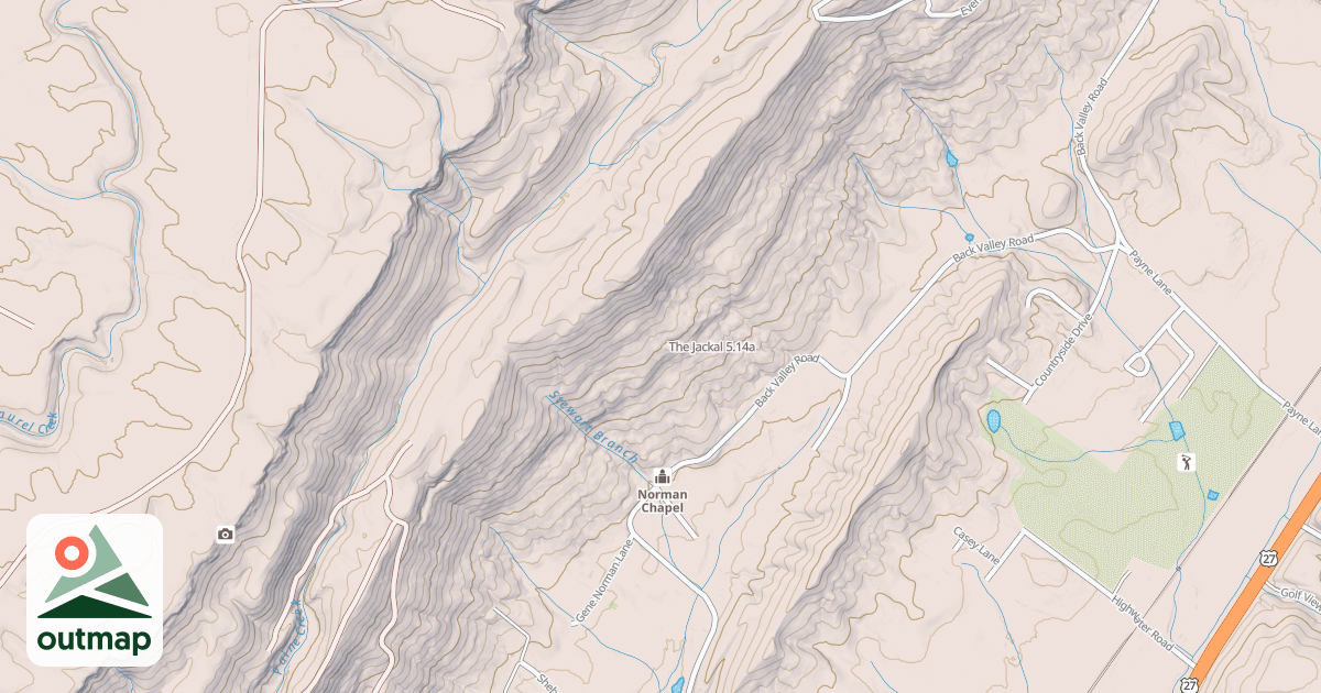 Map of The Jackal