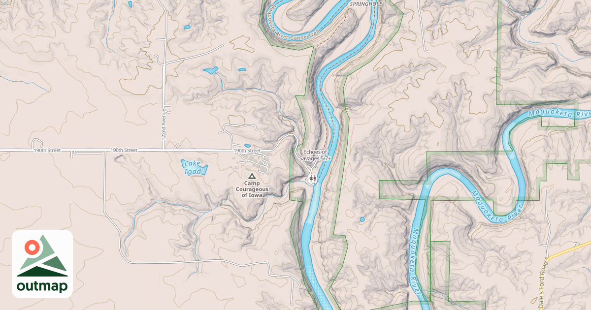 Map of Echoes of Savages