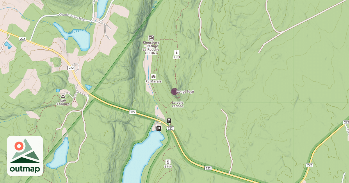 Map of Congé Payé