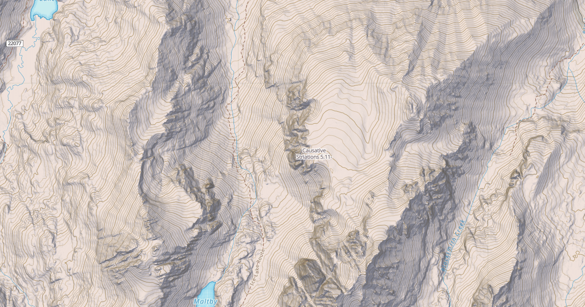 Map preview of Causative Striations