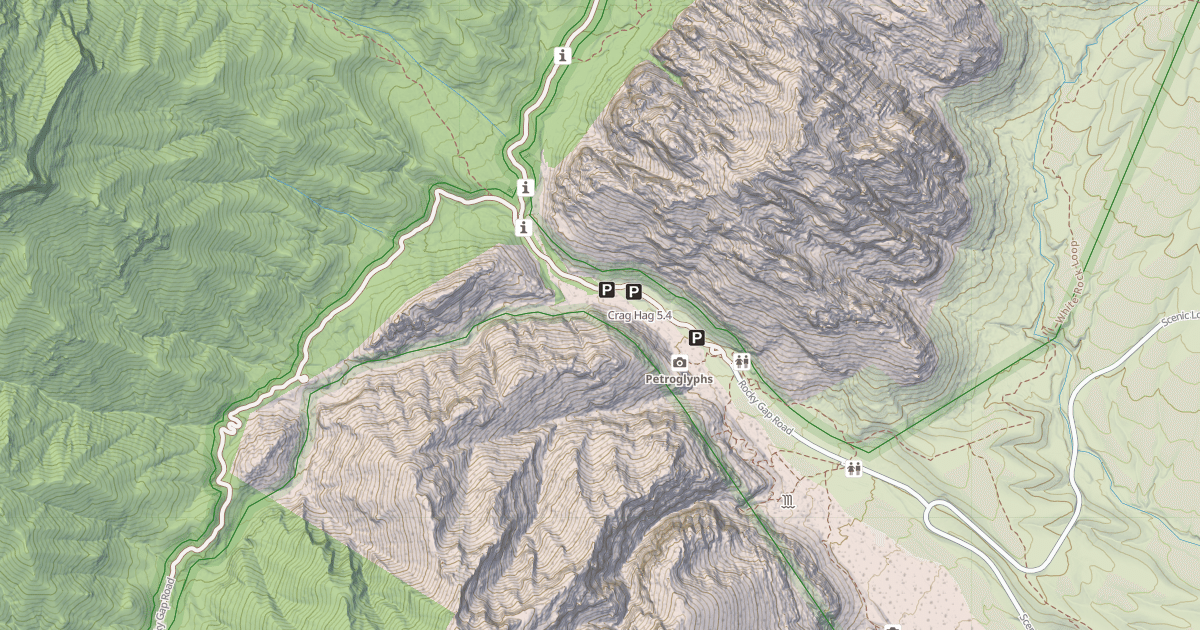 Map preview of Crag Hag