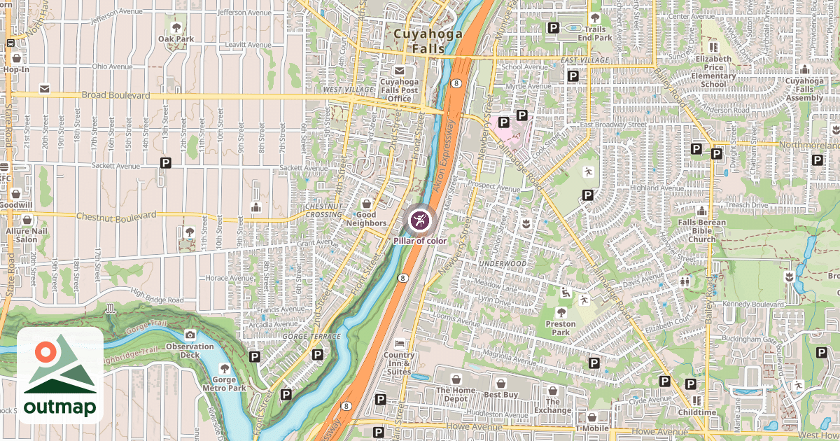 Map of Pillar of color
