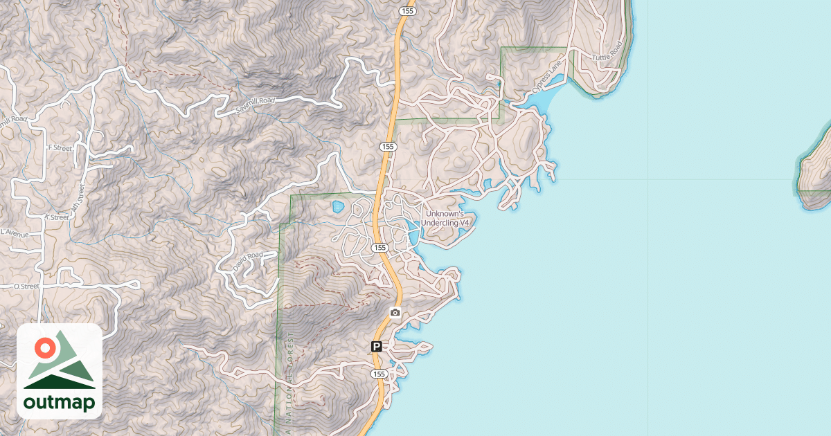 Map of Unknown's Undercling