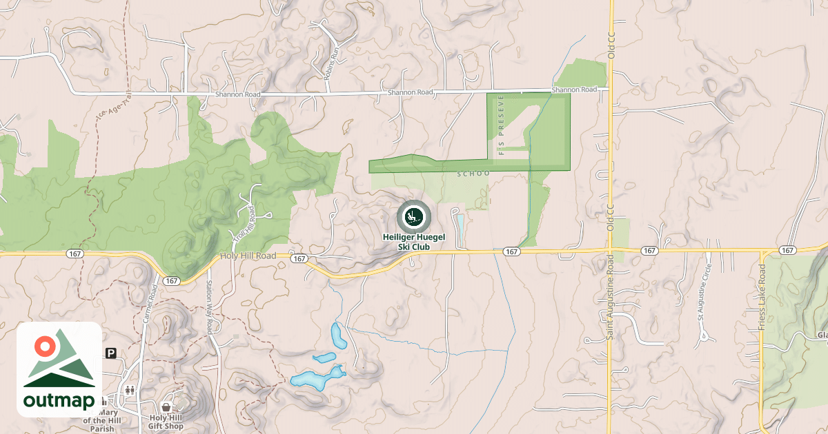 Map of Heiliger Huegel Ski Club