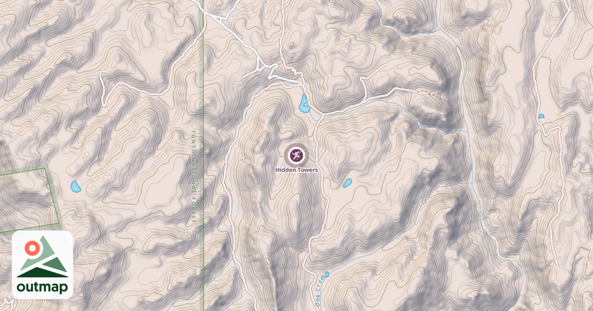 Map of Hidden Towers