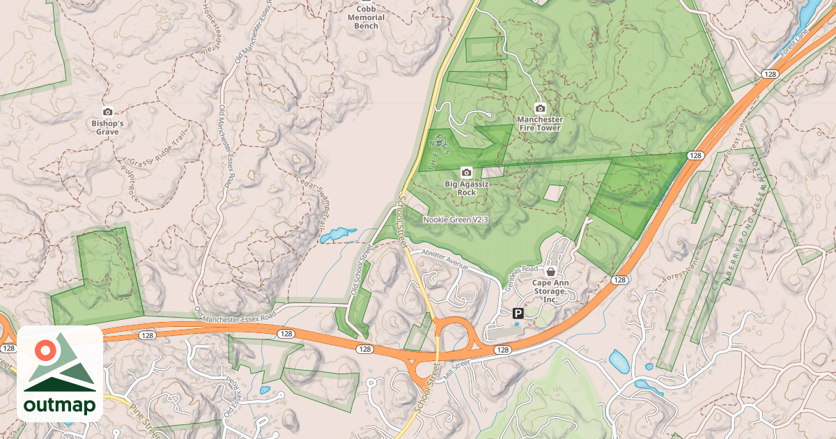 Map of Nookie Green
